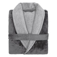 BADEMANTEL LOOKS by Wolfgang JOOP XL Damen  - Dunkelgrau, Basics, Textil (XLnull) - LOOKS by W.Joop