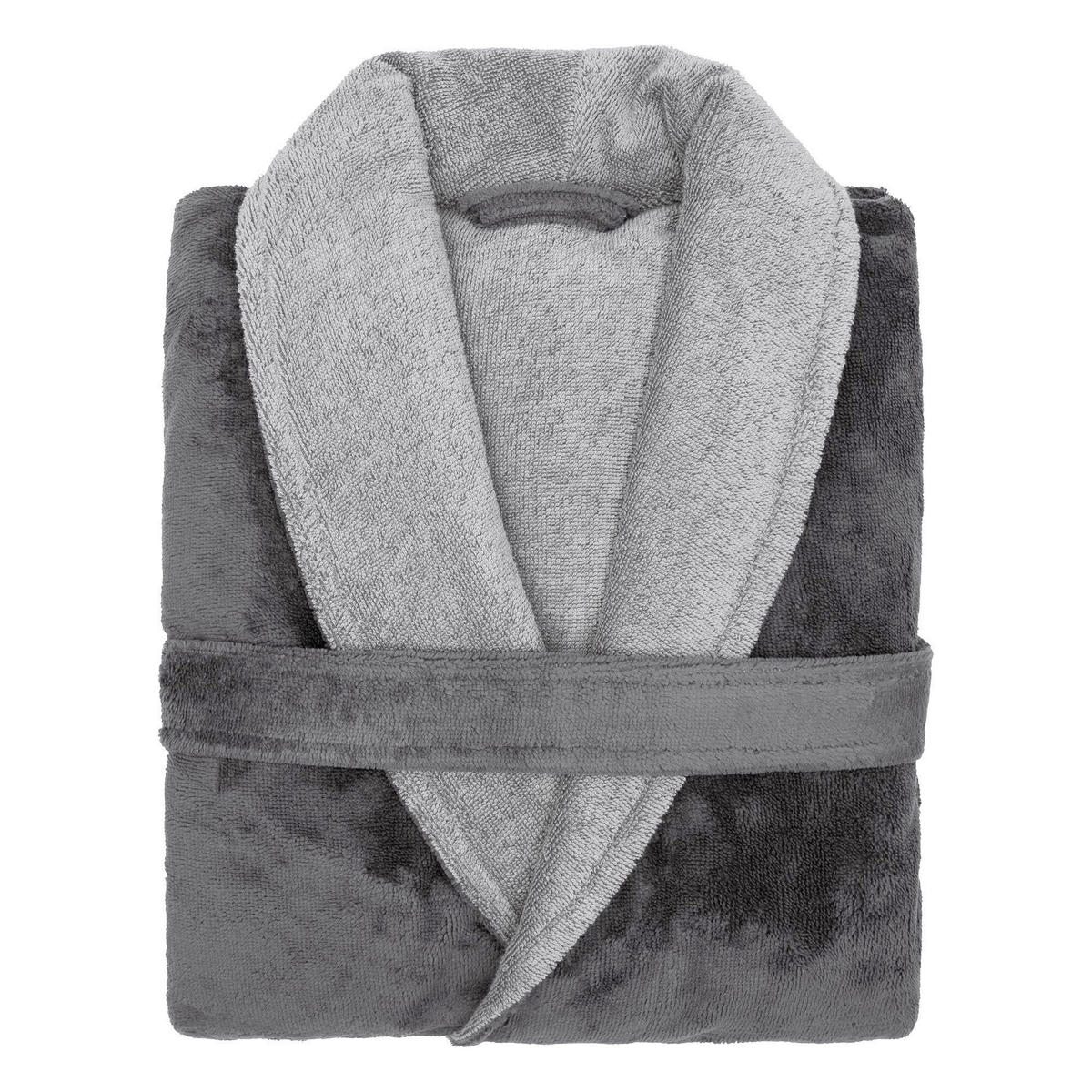 BADEMANTEL LOOKS by Wolfgang JOOP XL Damen  - Dunkelgrau, Basics, Textil (XLnull) - LOOKS by W.Joop