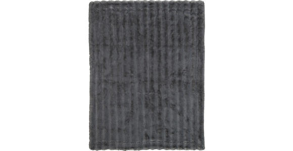 FELLDECKE 150/200 cm  - Schwarz/Weiß, Basics, Textil (150/200cm) - Esposa