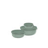 VORRATSDOSENSET 3-teilig  - Salbeigrün, KONVENTIONELL (19,6/19,4/8,3cm) - Mepal