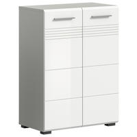 UNTERSCHRANK 60/80/30 cm   - Chromfarben/Schwarz, MODERN, Holzwerkstoff/Kunststoff (60/80/30cm) - MID.YOU