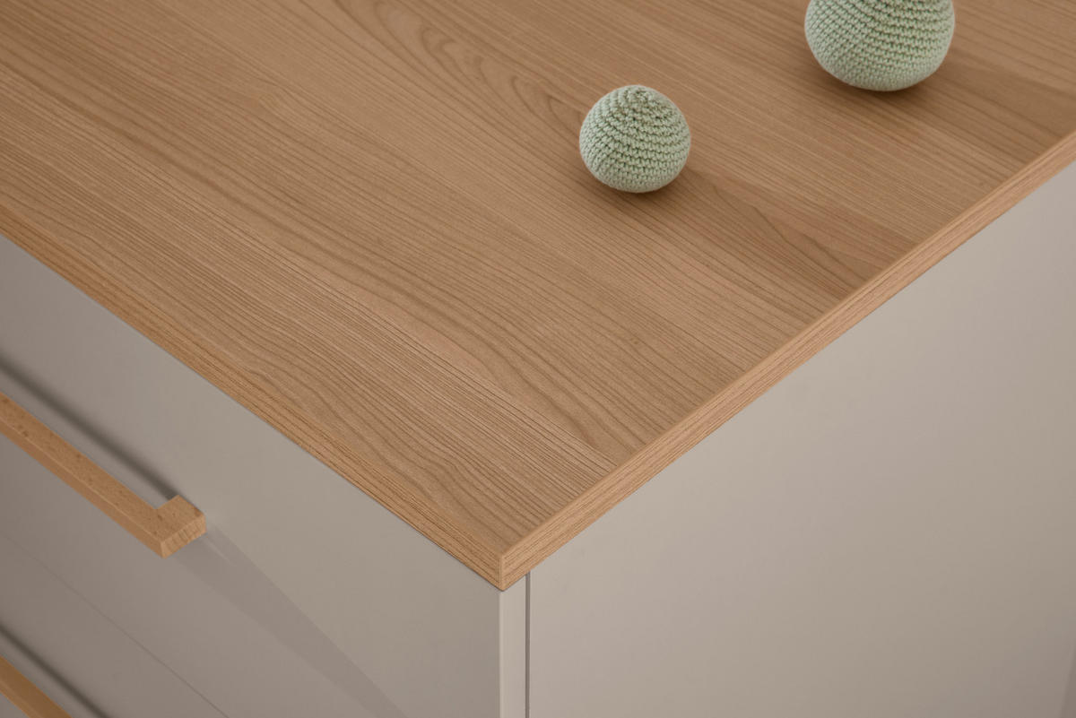SIDEBOARD 123,5/94,9/55,6 cm  in Naturfarben, Beige, Kaschmir  - Kaschmir/Beige, Design, Holzwerkstoff (123,5/94,9/55,6cm) - Paidi