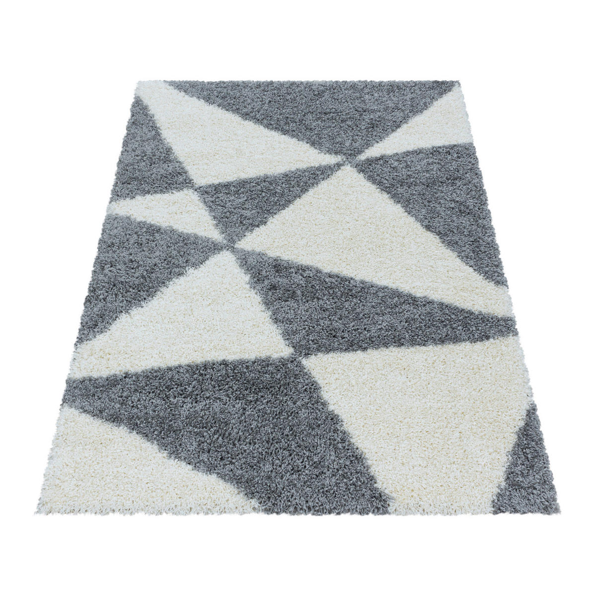 TEPIH VISOKOG FLORA 240/340 cm   siva  Tango 3101 Grau  - siva, Design, tekstil (240/340cm)