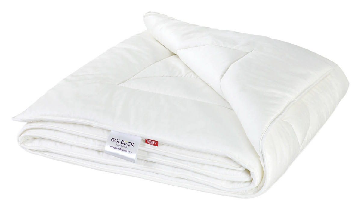 GANZJAHRESDECKE 135-140/200 cm  - Champagner, Basics, Textil (135-140/200cm) - Goldeck Austria