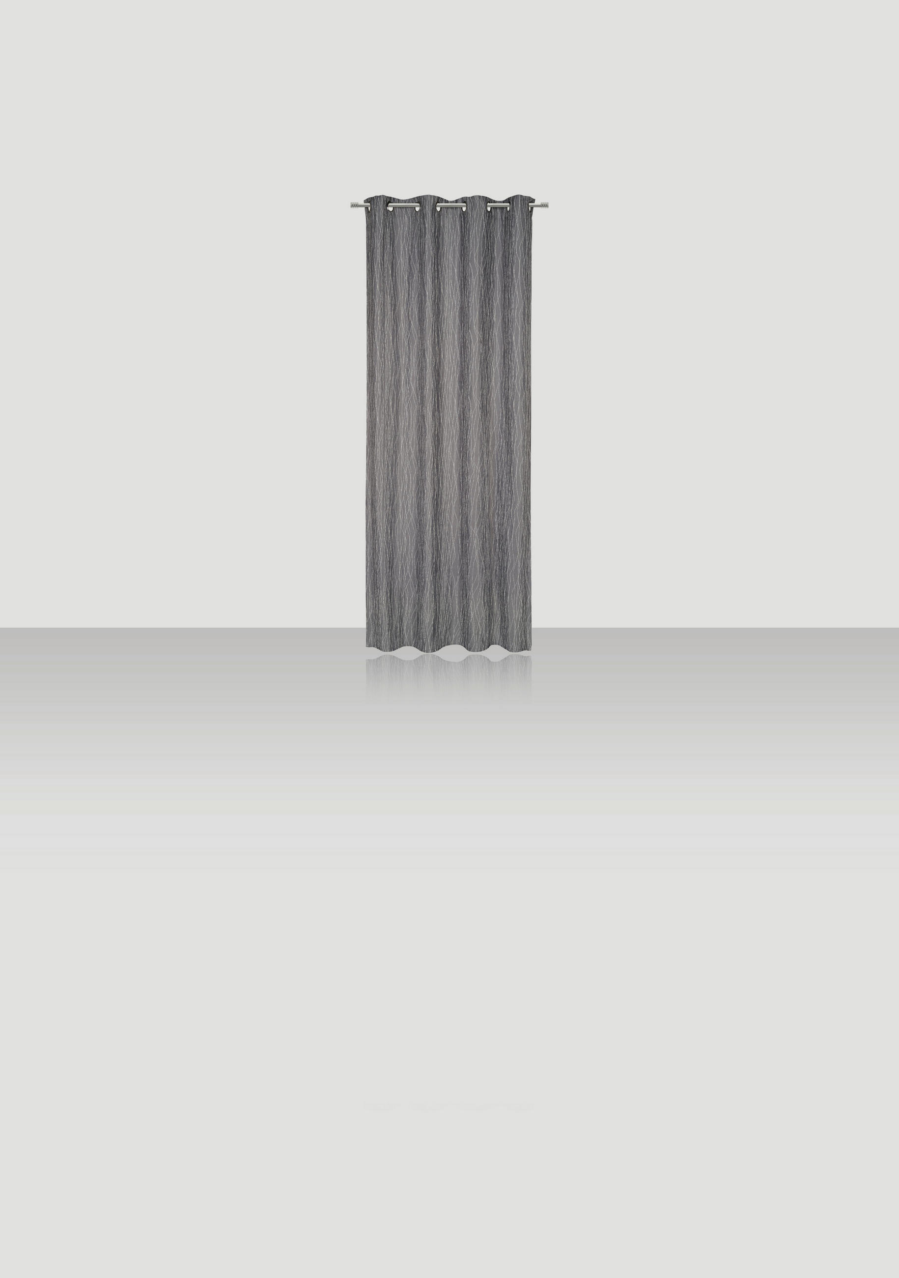 FERTIGVORHANG  blickdicht  140/245 cm   - Grau, KONVENTIONELL, Textil (140/245cm) - Novel