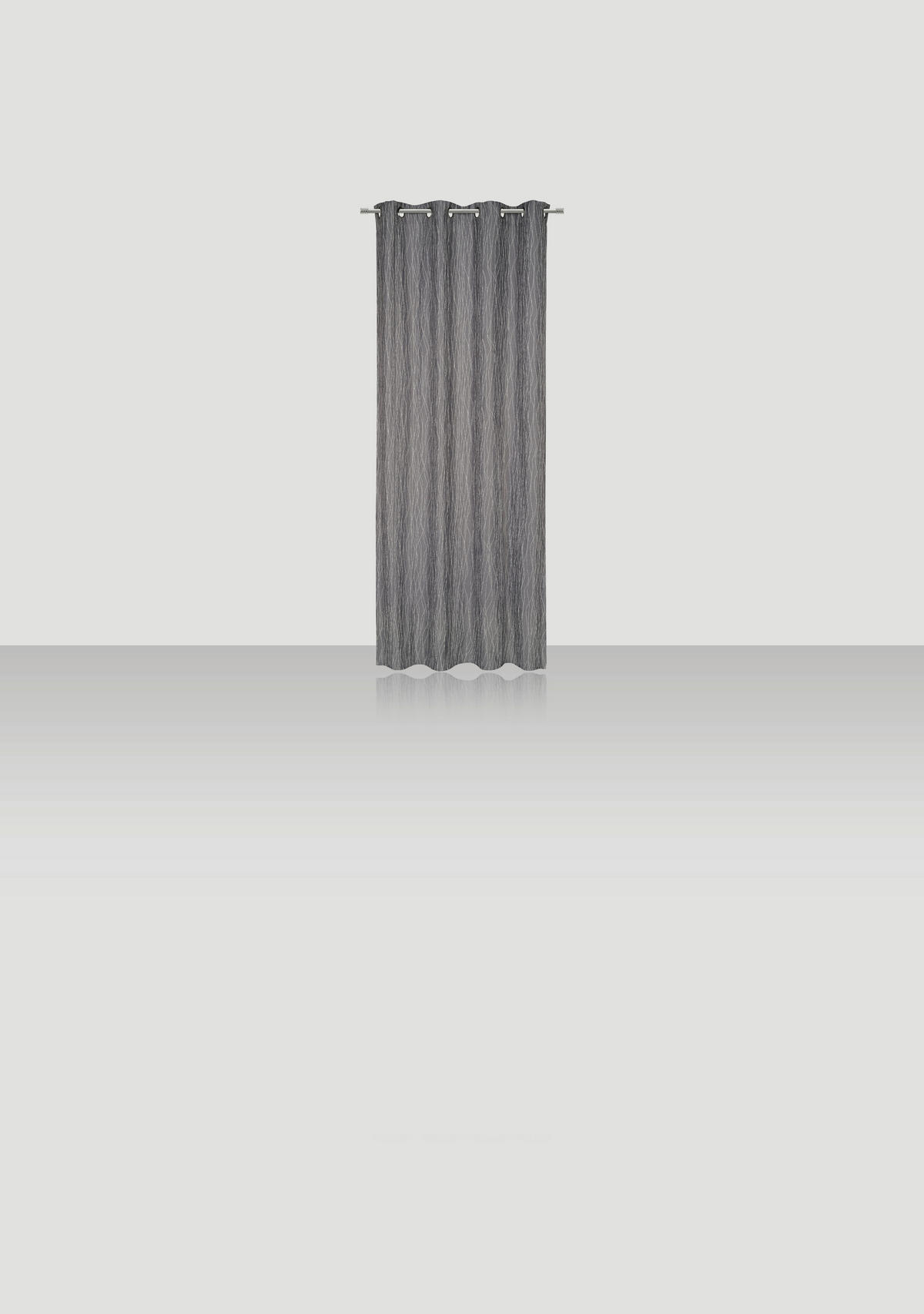 FERTIGVORHANG  blickdicht  140/245 cm   - Grau, KONVENTIONELL, Textil (140/245cm) - Novel