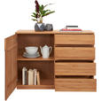 KOMMODE , 120/89,2/41 cm, 4 Schublade(n)  - Buchefarben, KONVENTIONELL, Holz/Holzwerkstoff (120/89,2/41cm) - Linea Natura