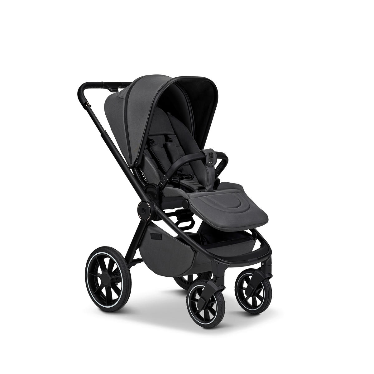 KOMBINIRANA DJEČJA KOLICA  Resea+  - crna/antracit, Basics, tekstil (98.5/58/122cm) - Moon