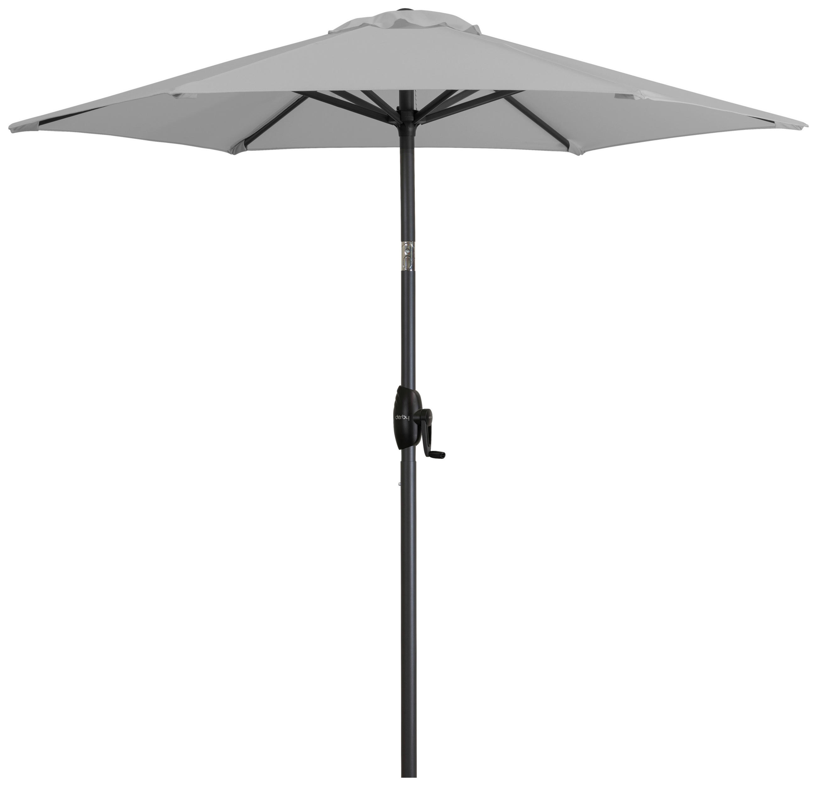 Sonnenschirm Doppler DM: 182 cm H: 210 cm Hellgrau