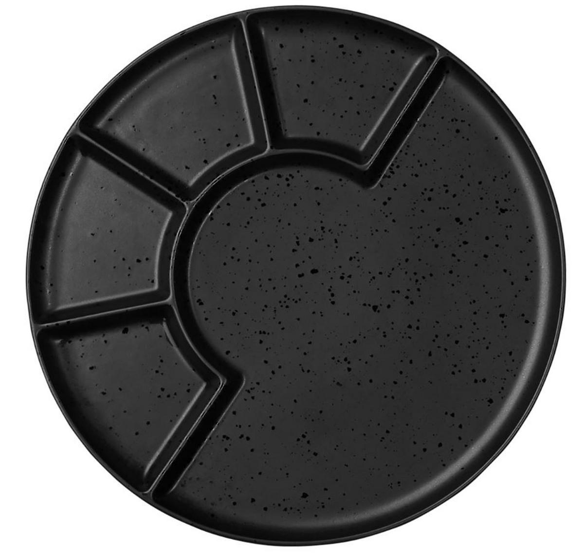 FONDUETELLER Schwarz 24,2 cm COPPA KURO  - Schwarz, Design, Keramik (24,2cm) - ASA