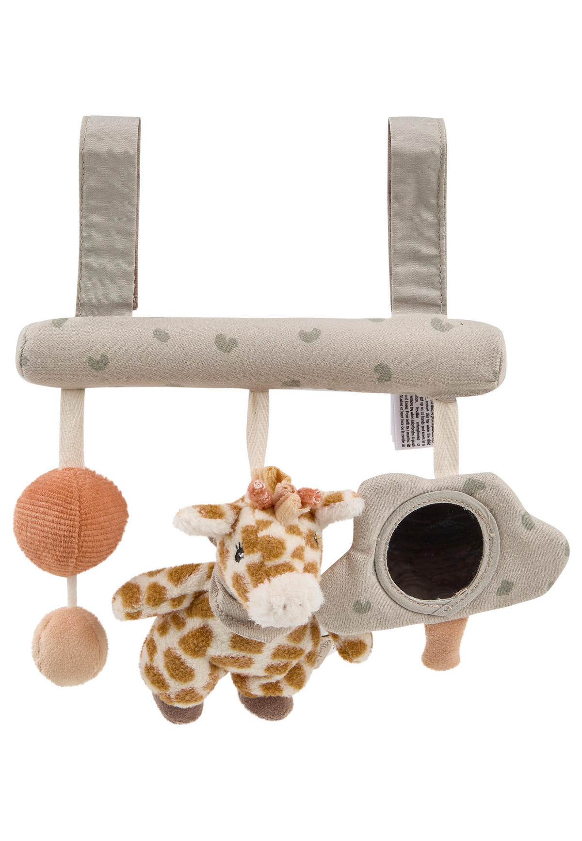 BABYSCHALENMOBILE Giraffe Kaya  - Mintgrau, Basics, Textil (26/19/6cm) - Sterntaler