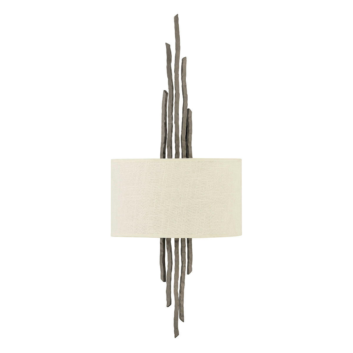 WANDLEUCHTE 30.5/12,7/68,6 cm   - Bronzefarben, Natur, Metall (30.5/12,7/68,6cm) - Elstead Lighting