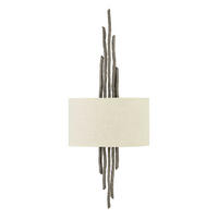 WANDLEUCHTE 30.5/12,7/68,6 cm   - Bronzefarben, Natur, Metall (30.5/12,7/68,6cm) - Elstead Lighting
