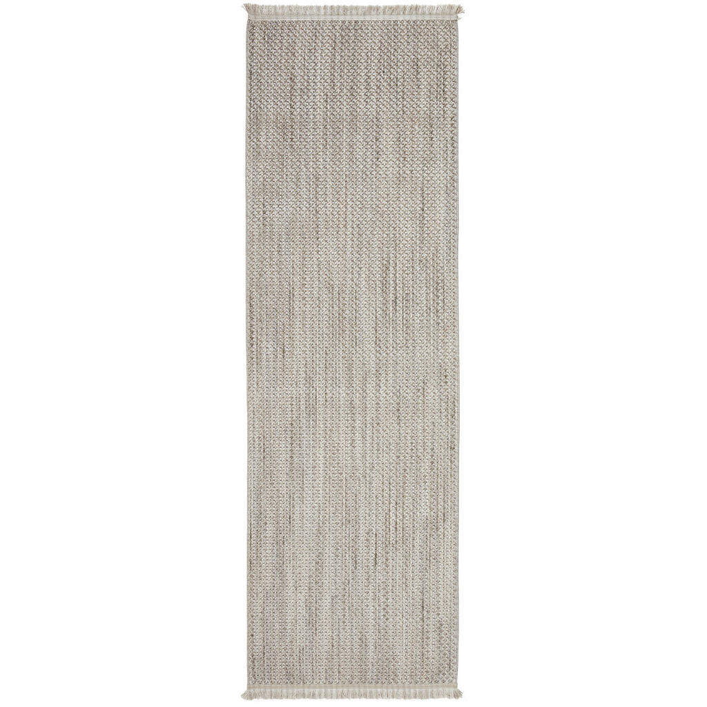 Novel BĚHOUN, 80/250 cm, bílá, světle šedá