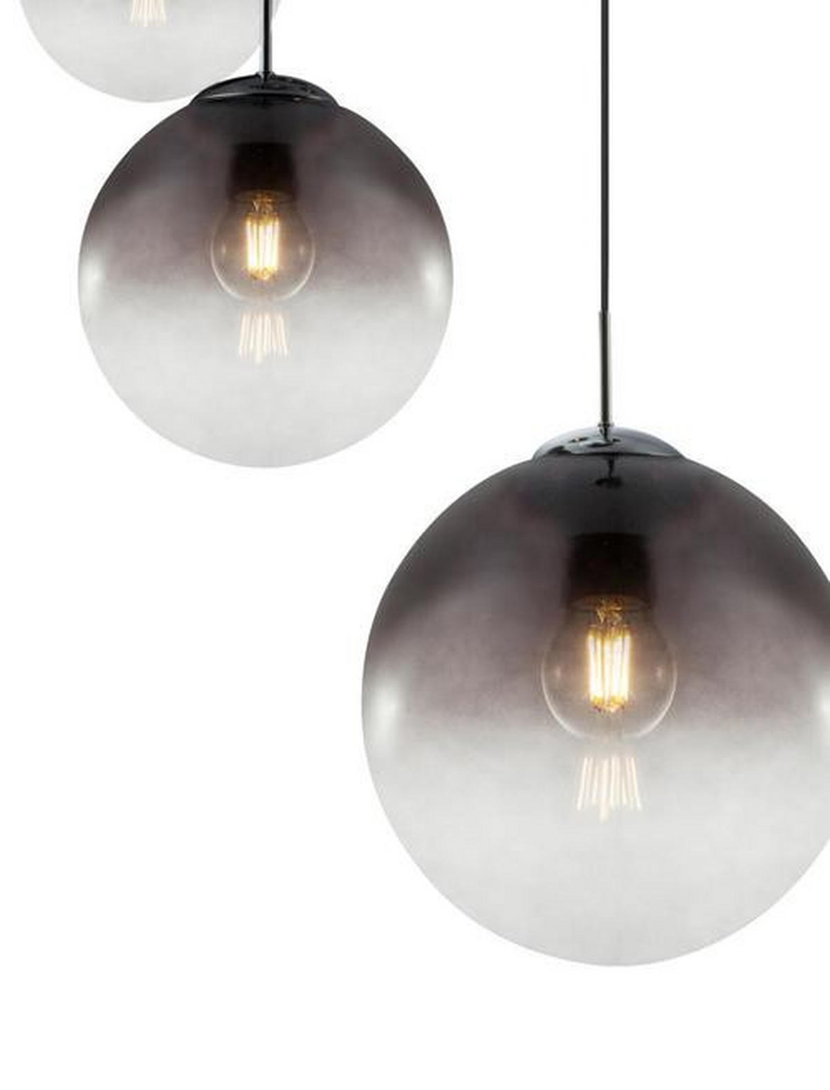 HÄNGELEUCHTE VARUS 65/150 cm   - Design, Glas/Metall (65/150cm) - Globo