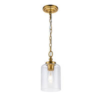 HÄNGELEUCHTE 16.5/48.3 cm    - Messingfarben, Konventionell, Metall (16.5/48.3cm) - Elstead Lighting