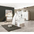 BABYKLEIDERSCHRANK Lennox - Eichefarben/Silberfarben, KONVENTIONELL, Holzwerkstoff/Metall (164/198,3/55,9cm) - Paidi