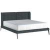 KÁRPITOZOTT ÁGY 180/200 cm  kék, szürke  - fekete/kék, Modern, textil/fém (180/200cm) - Livetastic