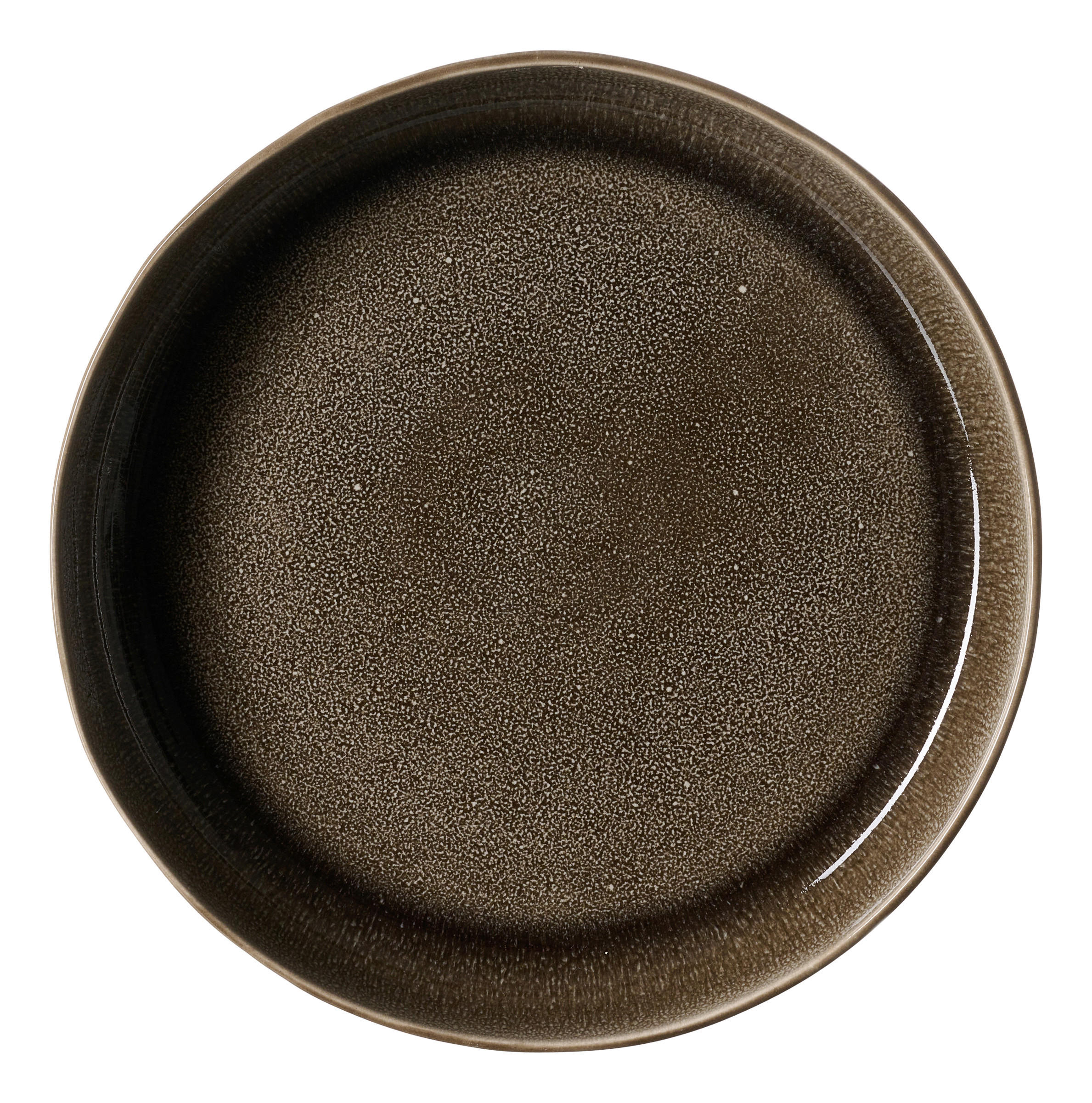 SUPPENTELLER Braun Steingut Eda Umbra - Braun, KONVENTIONELL, Keramik (22,5/4cm) - Ritzenhoff Breker
