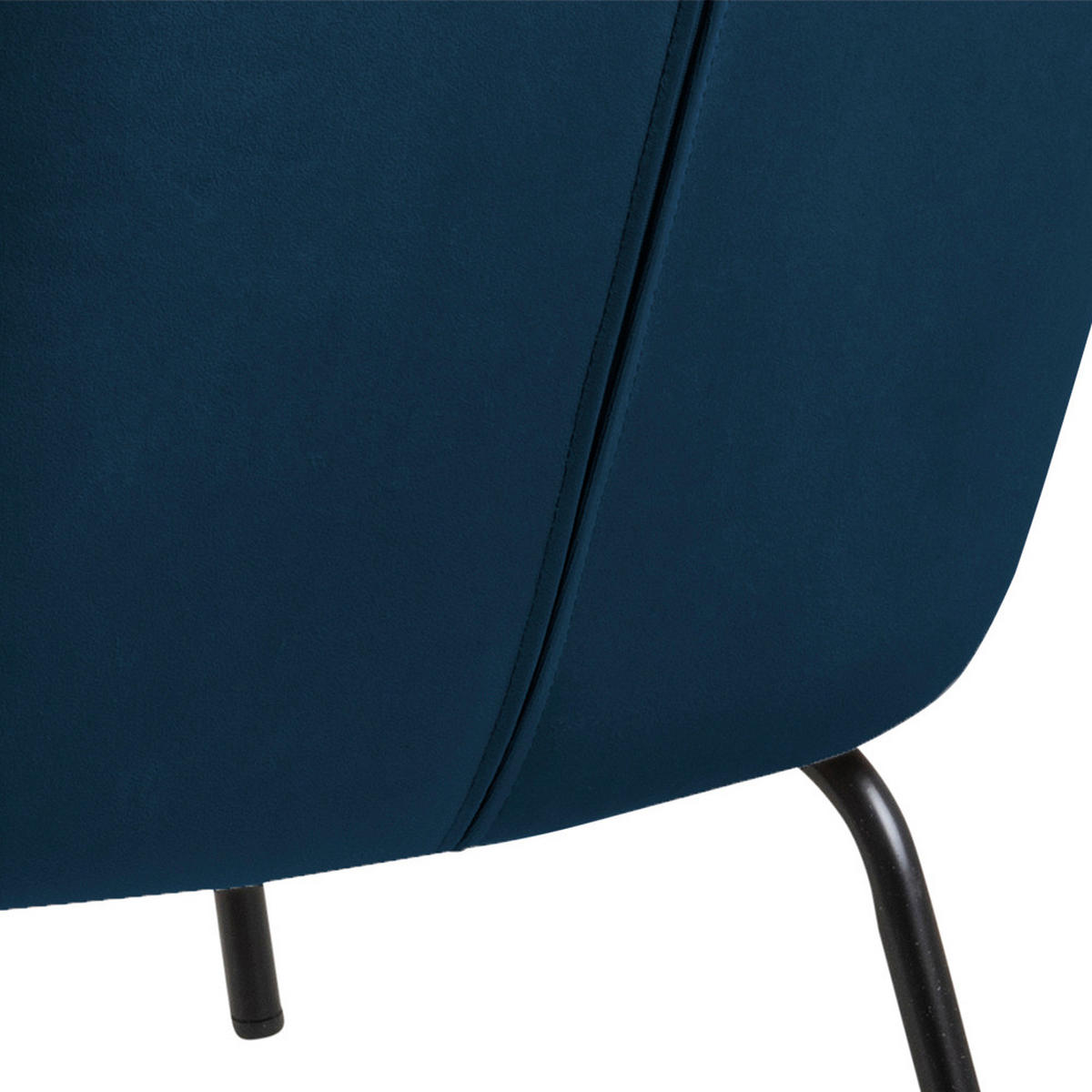 KŘESLO, textil, modrá - modrá/černá, Konvenční, kov/textil (75/83/75cm) - Livetastic