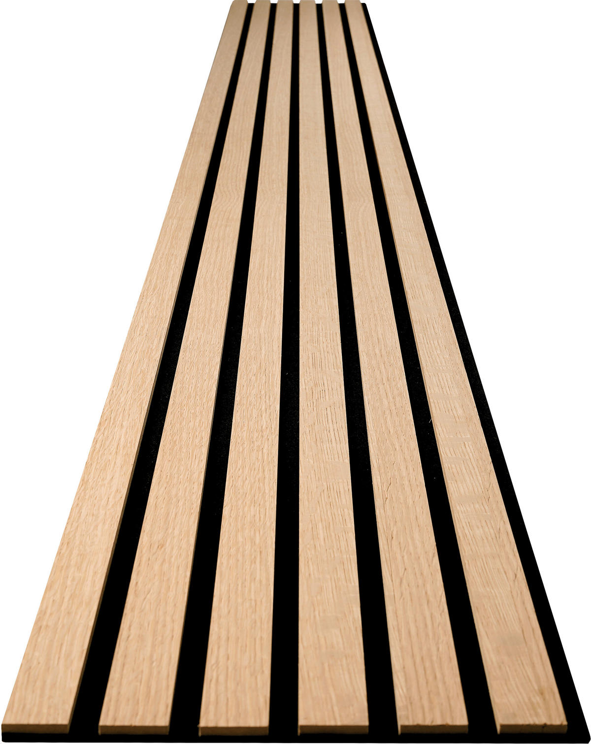 AKUSTIKPANEEL Echtholz 250/30 Echtholz Eiche hellbraun acous Comfort  - Hellbraun, KONVENTIONELL, Holz/Kunststoff (250/30/1.1cm) - Novel