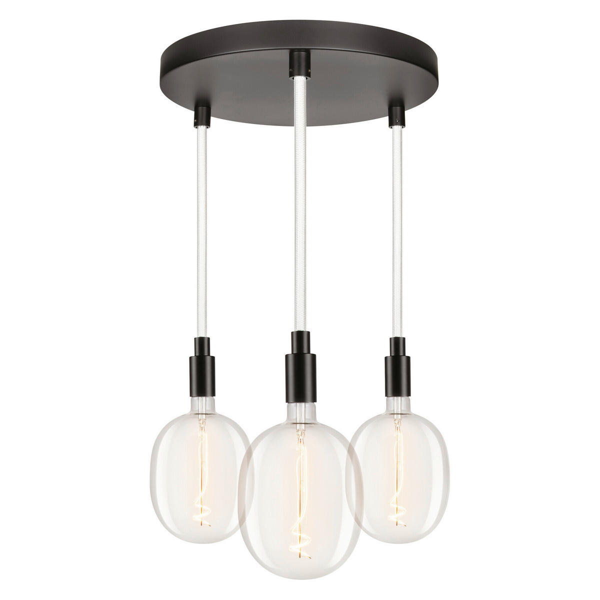 LED-HÄNGELEUCHTE 40/117,5 cm  - Schwarz, Basics, Metall (40/117,5cm) - Osram