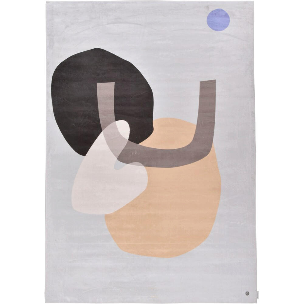 WEBTEPPICH 140/200 cm SHAPES - SIX Multicolor, Dunkelgrau  - Dunkelgrau/Multicolor, Design, Textil (140/200cm) - Tom Tailor