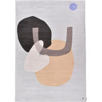 TKANA PREPROGA  SHAPES - SIX     140/200 cm    potiskano  večbarvno, temno siva  - temno siva/večbarvno, Design, tekstil (140/200cm) - Tom Tailor