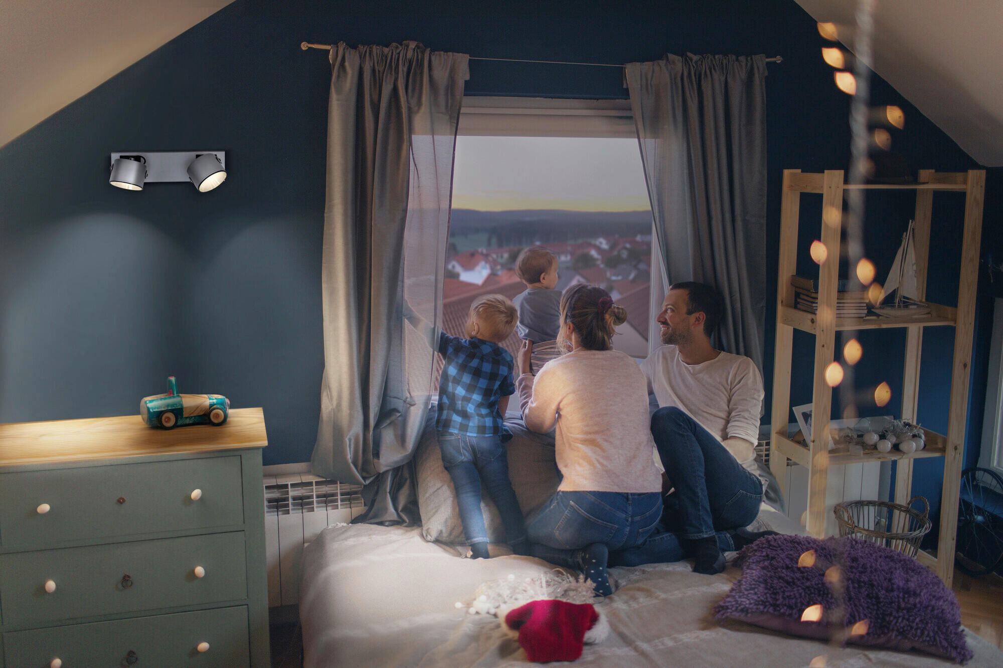 LED-STRAHLER 30/8,3/15 cm   - Silberfarben, Design, Kunststoff/Metall (30/8,3/15cm) - Osram