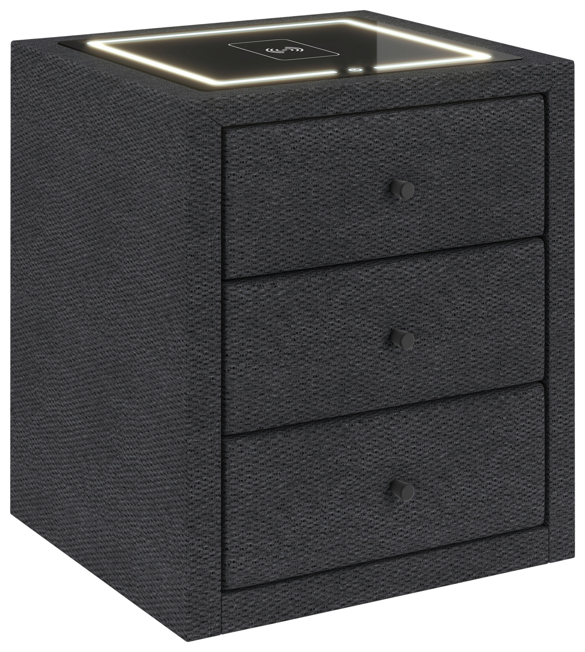 Chameo Nachtschrank Dunkelgrau 49.5x56.5x46 cm