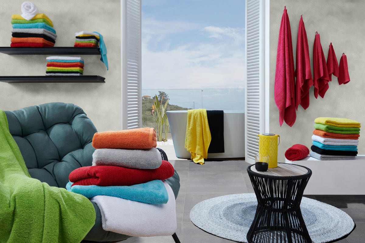 HANDTUCH Palma Grün  - Grün, Basics, Textil (50/100cm) - Esposa