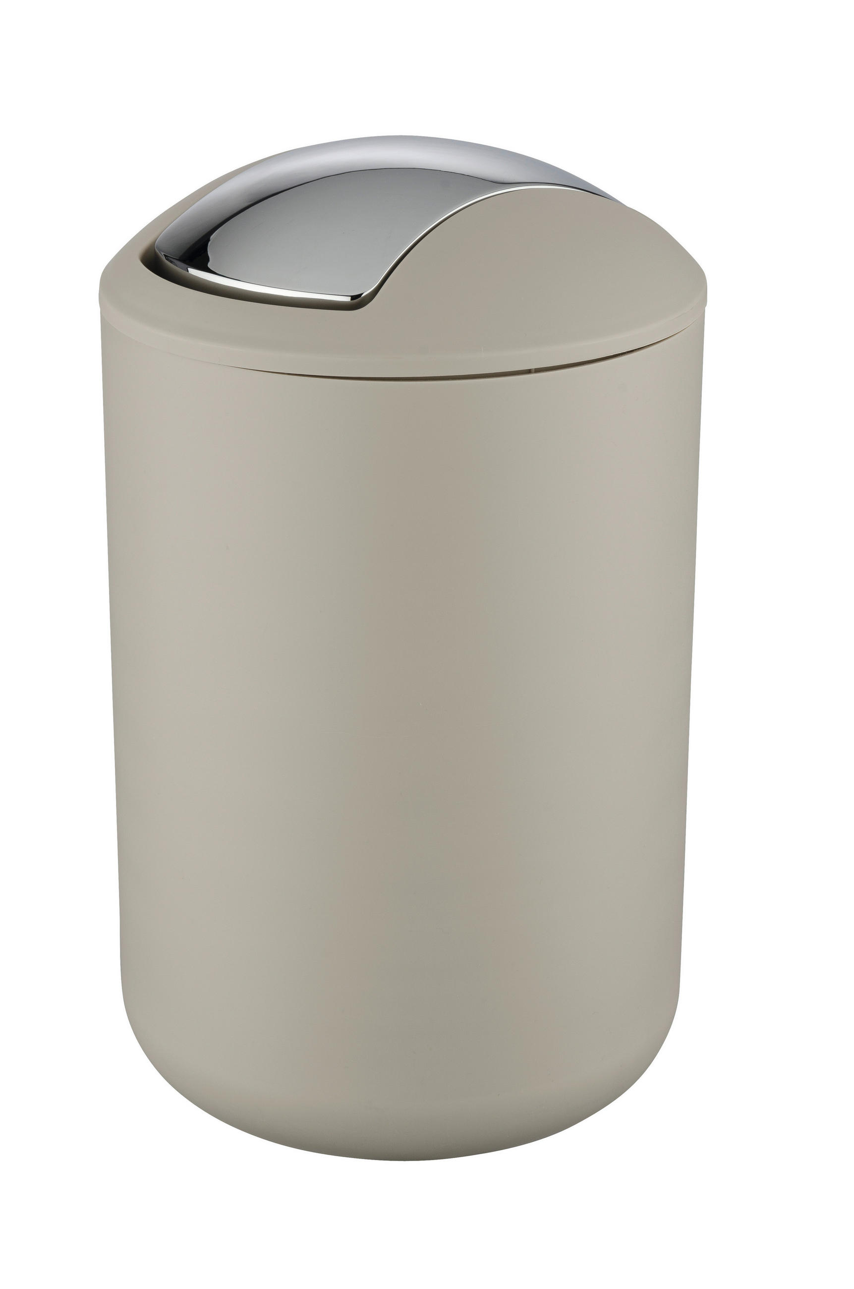 KOŠ NA KOSMETICKÉ POTŘEBY, 6,5 l - šedohnědá, Basics, plast (19,5/31cm)