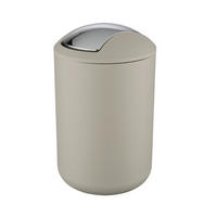 KOZMETICKÝ KÔŠ, 6,5 l - taupe, Basics, plast (19,5/31cm)