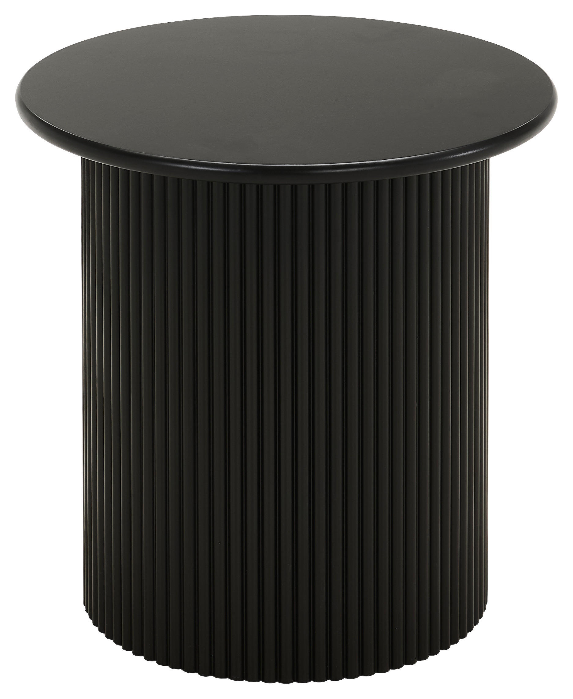 BEISTELLTISCH 40/40/41 cm Schwarz rund  - Schwarz, Design, Holzwerkstoff (40/40/41cm) - Xora