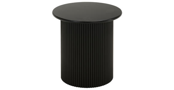 BEISTELLTISCH 40/40/41 cm Schwarz rund  - Schwarz, Design, Holzwerkstoff (40/40/41cm) - Xora