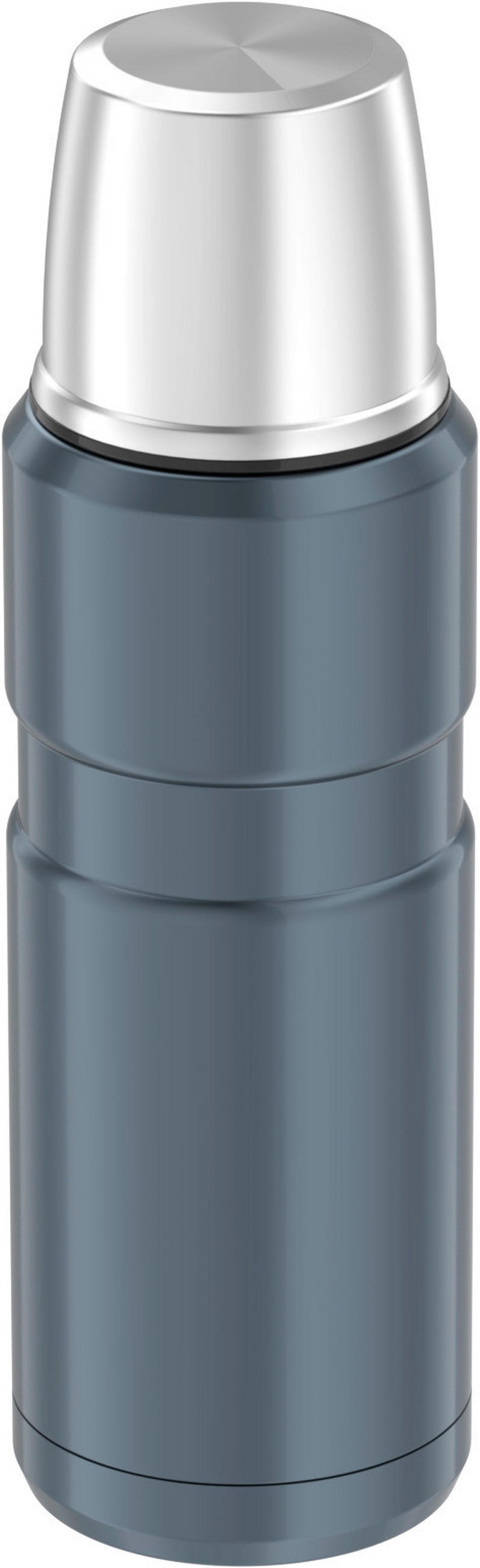 ISOLIERFLASCHE STAINLESS KING 0,47 L  - Dunkelgrau, Metall (0,47l) - Thermos
