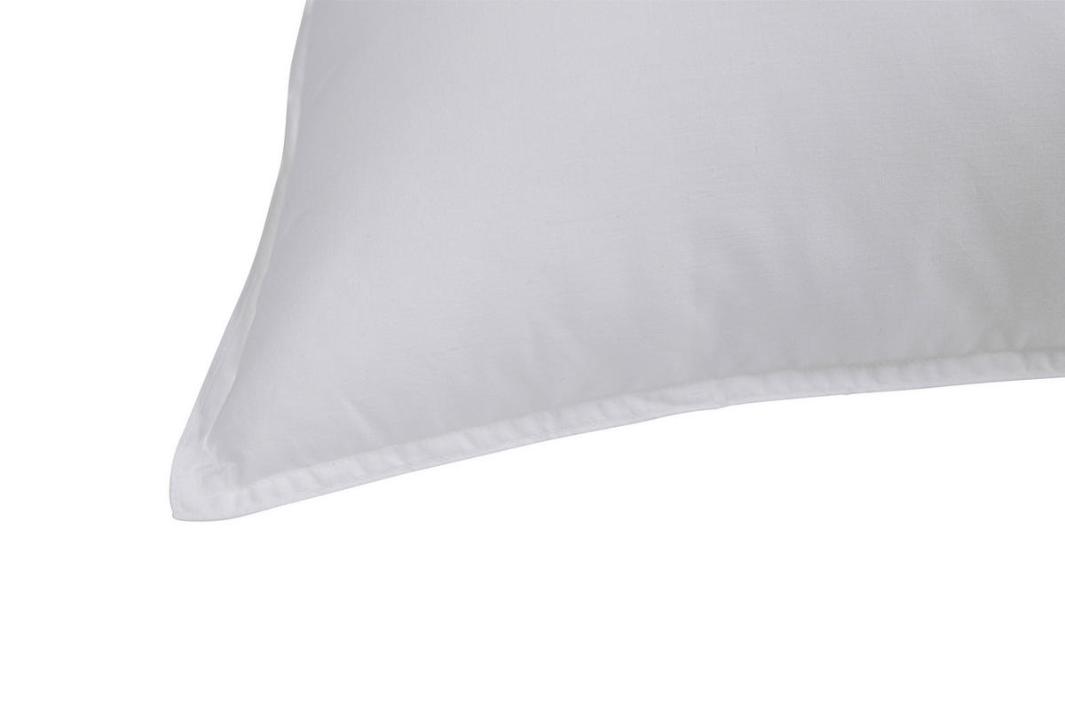 KOPFPOLSTER 40/80 cm   - Weiß, Basics, Textil (40/80cm)