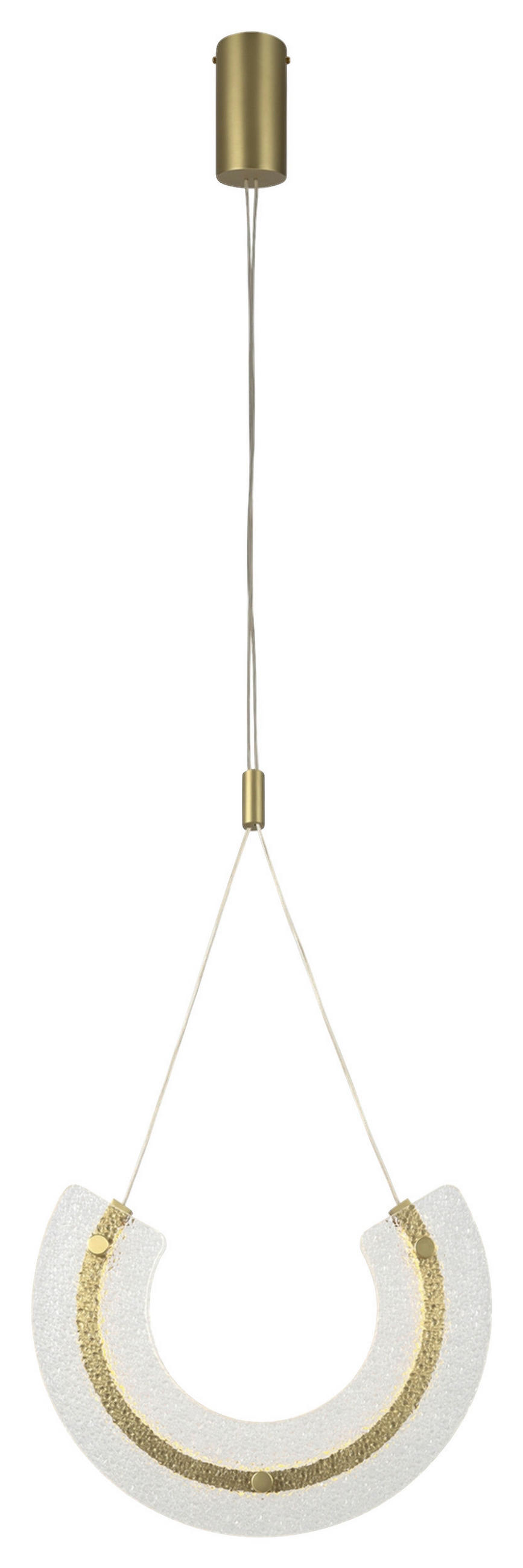 PENDELLEUCHTE 6/36/32 cm  - Goldfarben, Basics, Glas/Metall (6/36/32cm) - MAYTONI