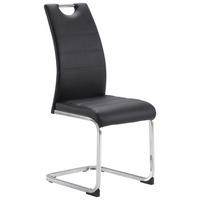 NIHAJNI STOL, kovina, tekstil črna, barve kroma  - barve kroma/črna, Design, kovina/tekstil (42/99/56cm) - P & B