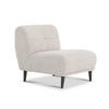 SESSEL in Bouclé Hellgrau  - Hellgrau/Schwarz, Design, Holz/Textil (68/80/102cm) - Livetastic