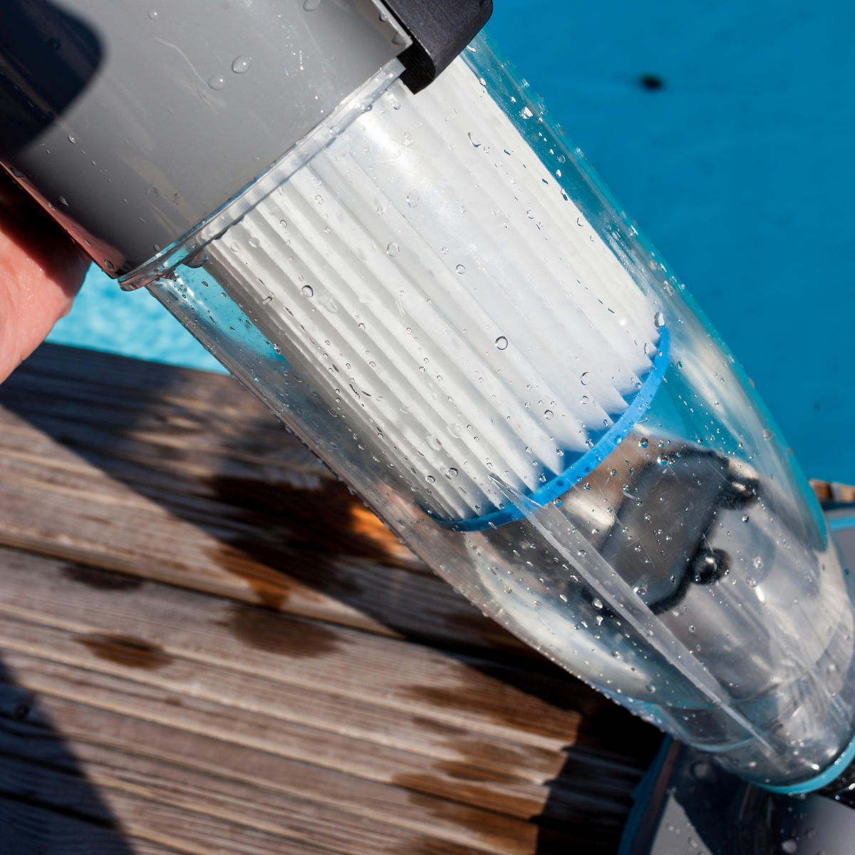 POOLSAUGER VCB50P 2021  - Grau, KONVENTIONELL, Kunststoff (87/30/21cm) - Gre