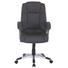 CHEFSESSEL Lederlook Grau, Silberfarben - Silberfarben/Weiß, Design, Kunststoff/Textil (65/109-118,5/65cm) - CARRYHOME