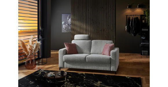 SCHLAFSOFA  in Webstoff Ecru  - Ecru/Schwarz, KONVENTIONELL, Textil/Metall (196/87/103cm) - Dieter Knoll