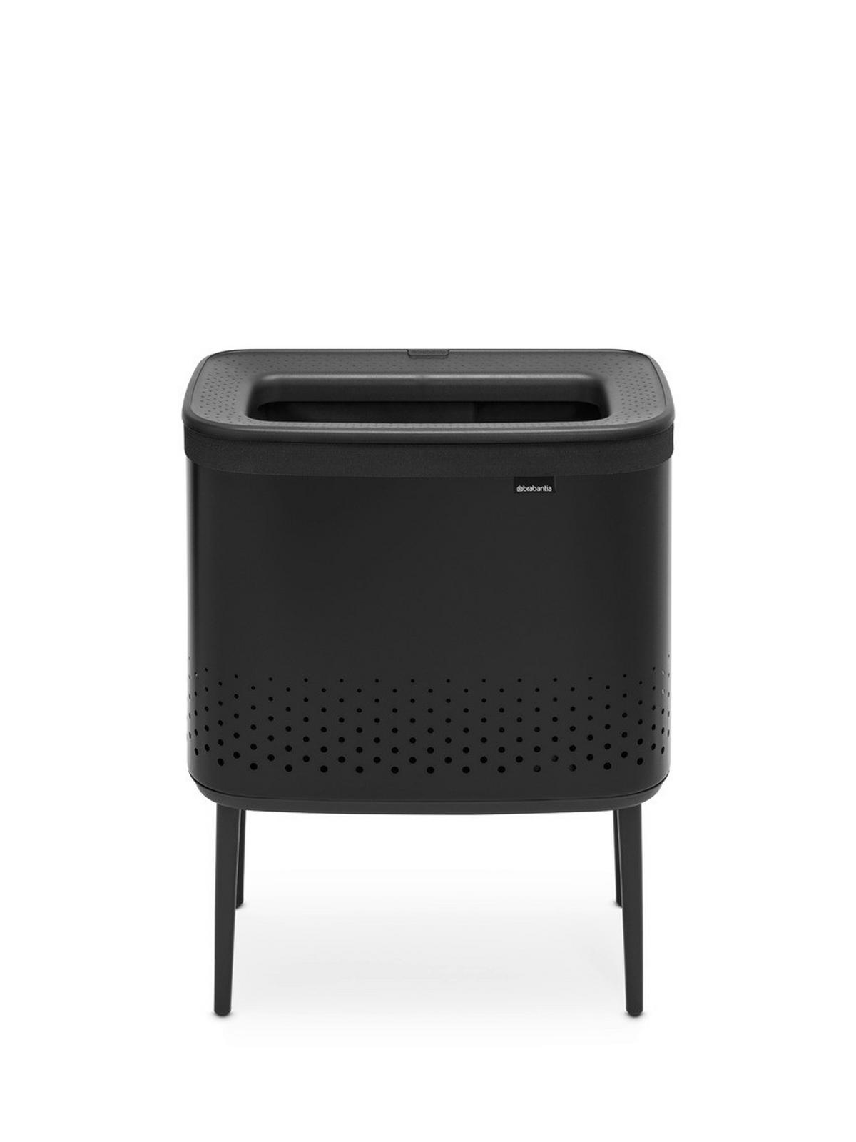 WÄSCHETONNE - Schwarz, Basics, Metall (54/67/32cm) - Brabantia