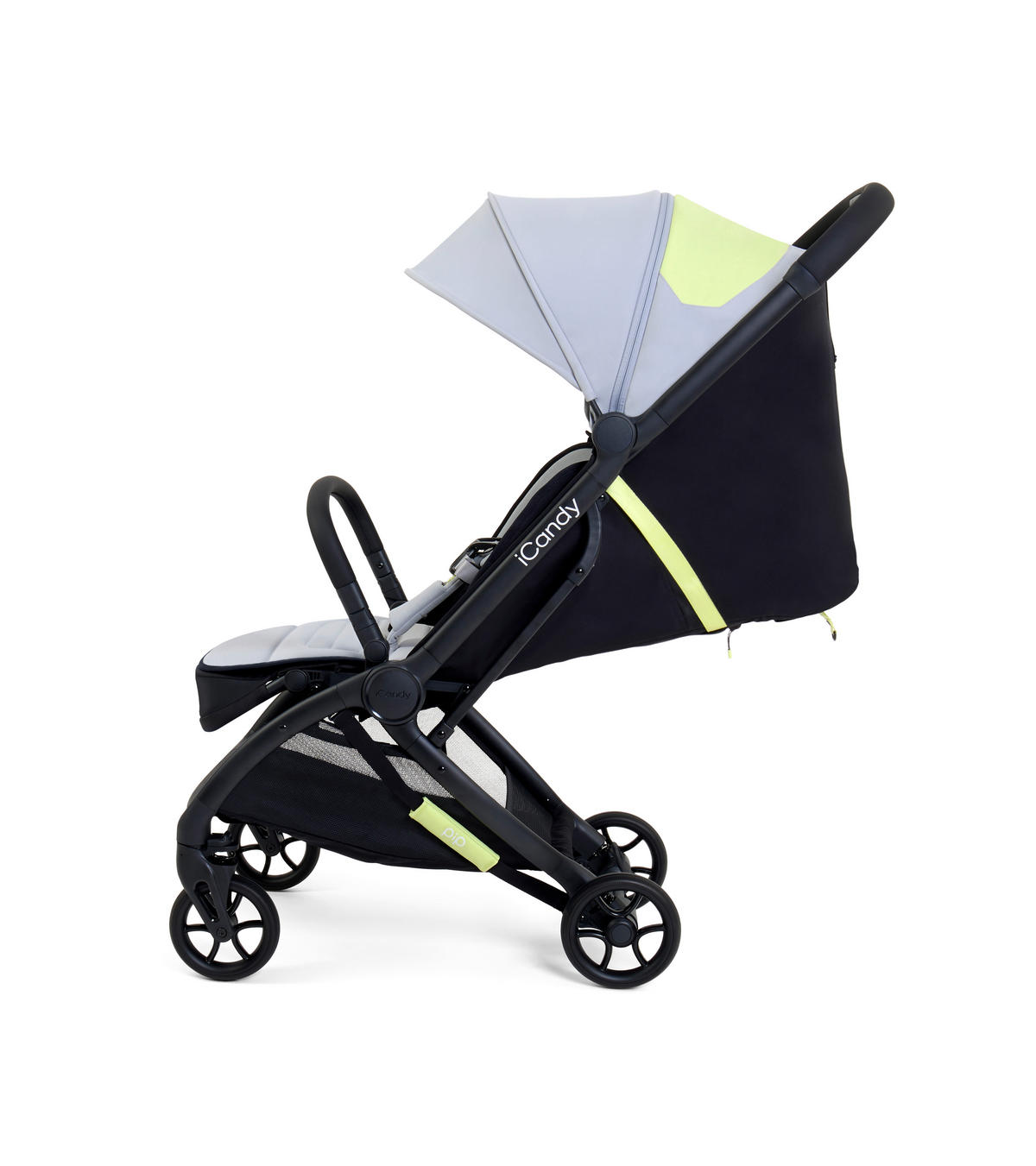 KIŠOBRAN KOLICA  PIP  - svijetlo siva/crna, Basics, tekstil/metal (104.5/44/67cm) - ICANDY