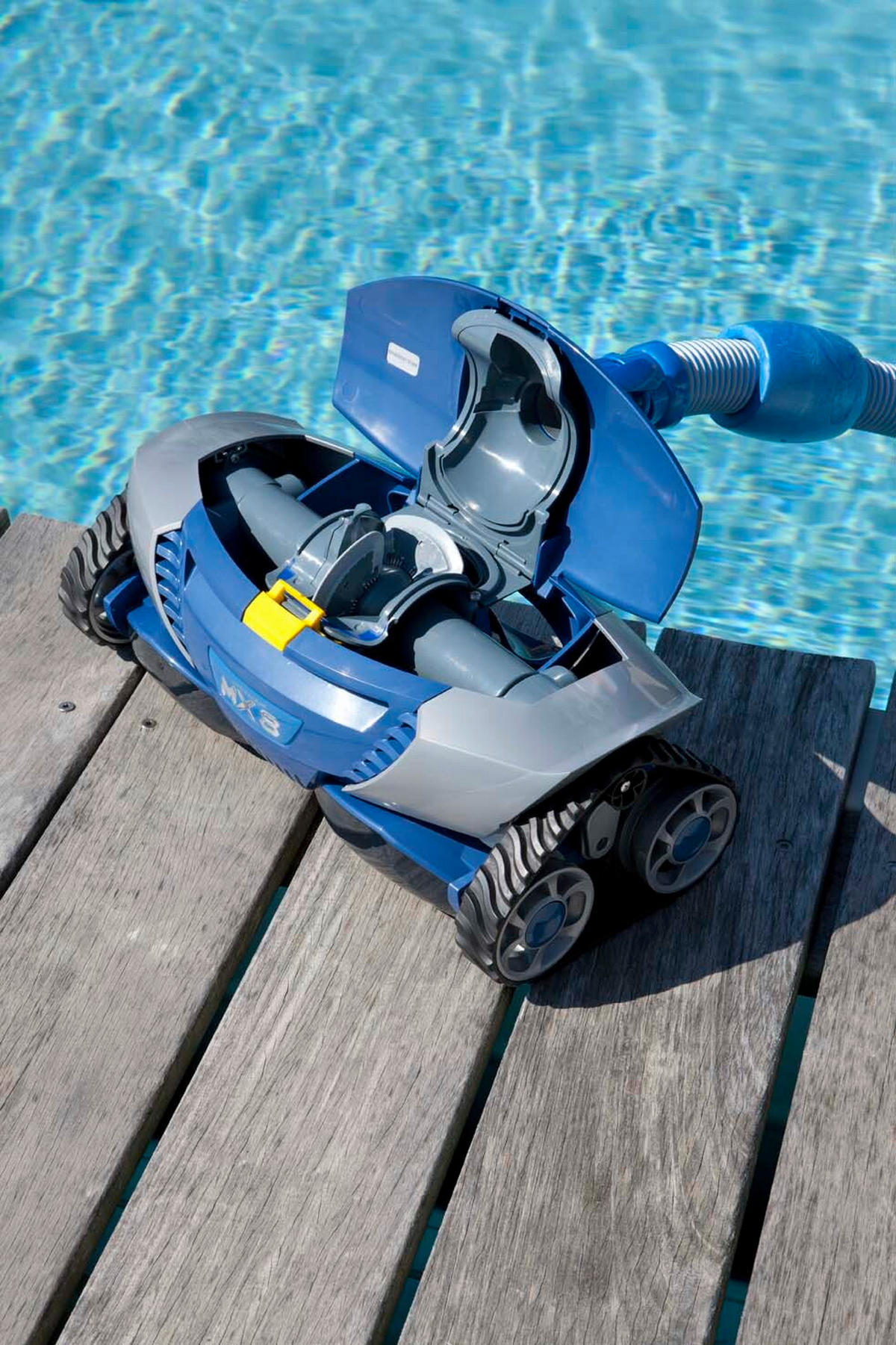 POOLSAUGER 2024  - Blaugrau, KONVENTIONELL, Kunststoff (41/19/22cm) - Gre