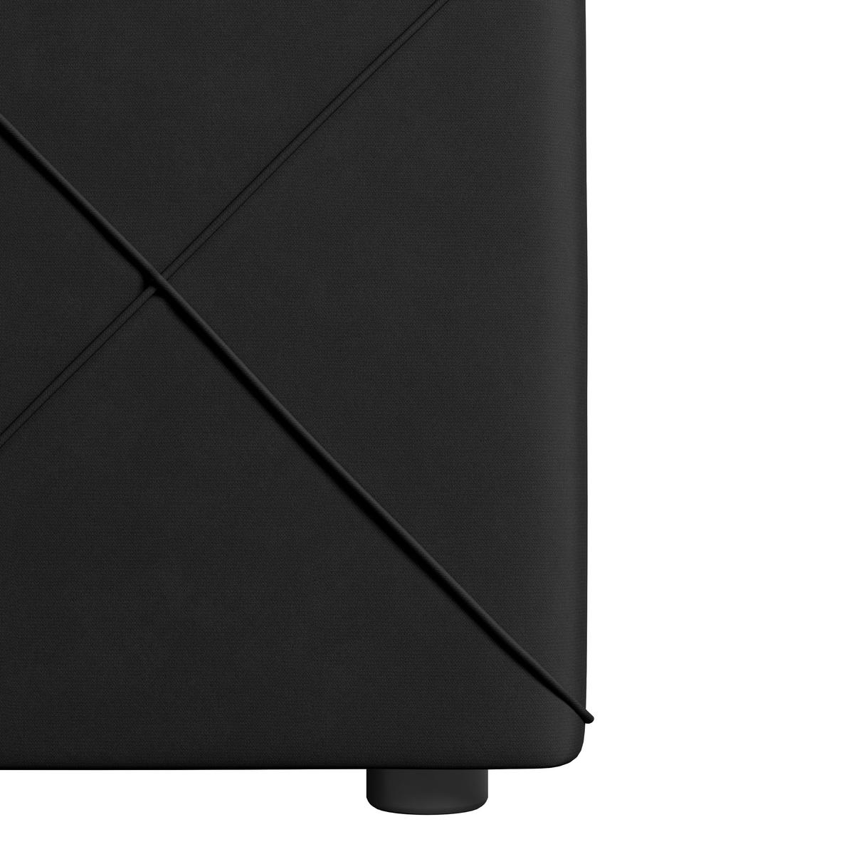 BOXSPRINGBETT 180/200 cm  in Schwarz  - Schwarz, Modern, Holz/Textil (180/200cm) - MID.YOU