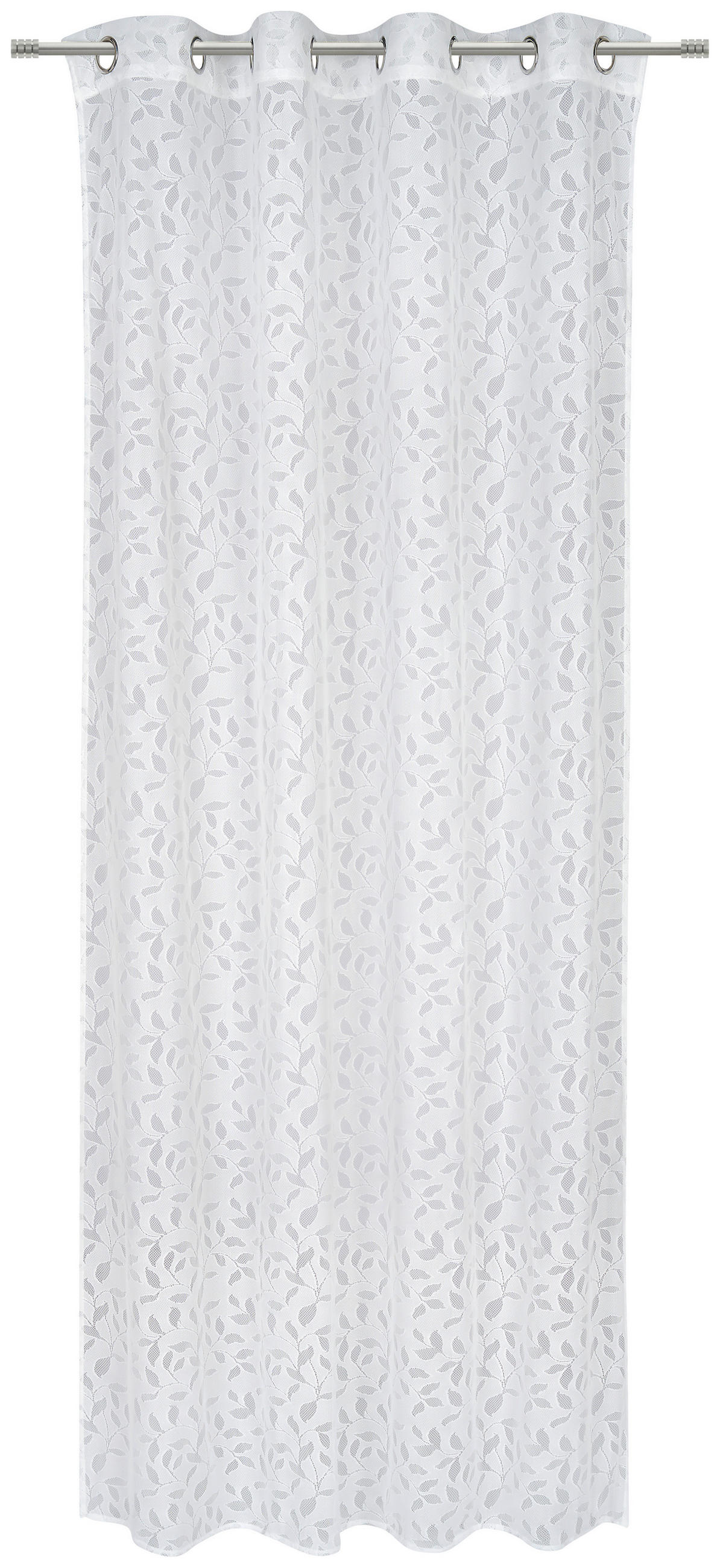 ÖSENVORHANG  - Weiß, Basics, Textil (140/245cm) - Boxxx