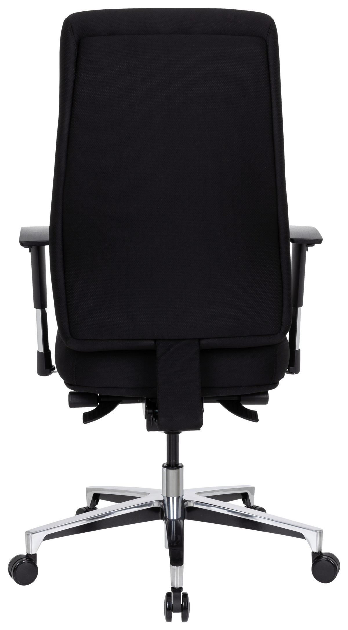 SNURRSTOL  i flatväv svart  - silver/svart, Basics, metall/textil (69/122/65cm) - MID.YOU