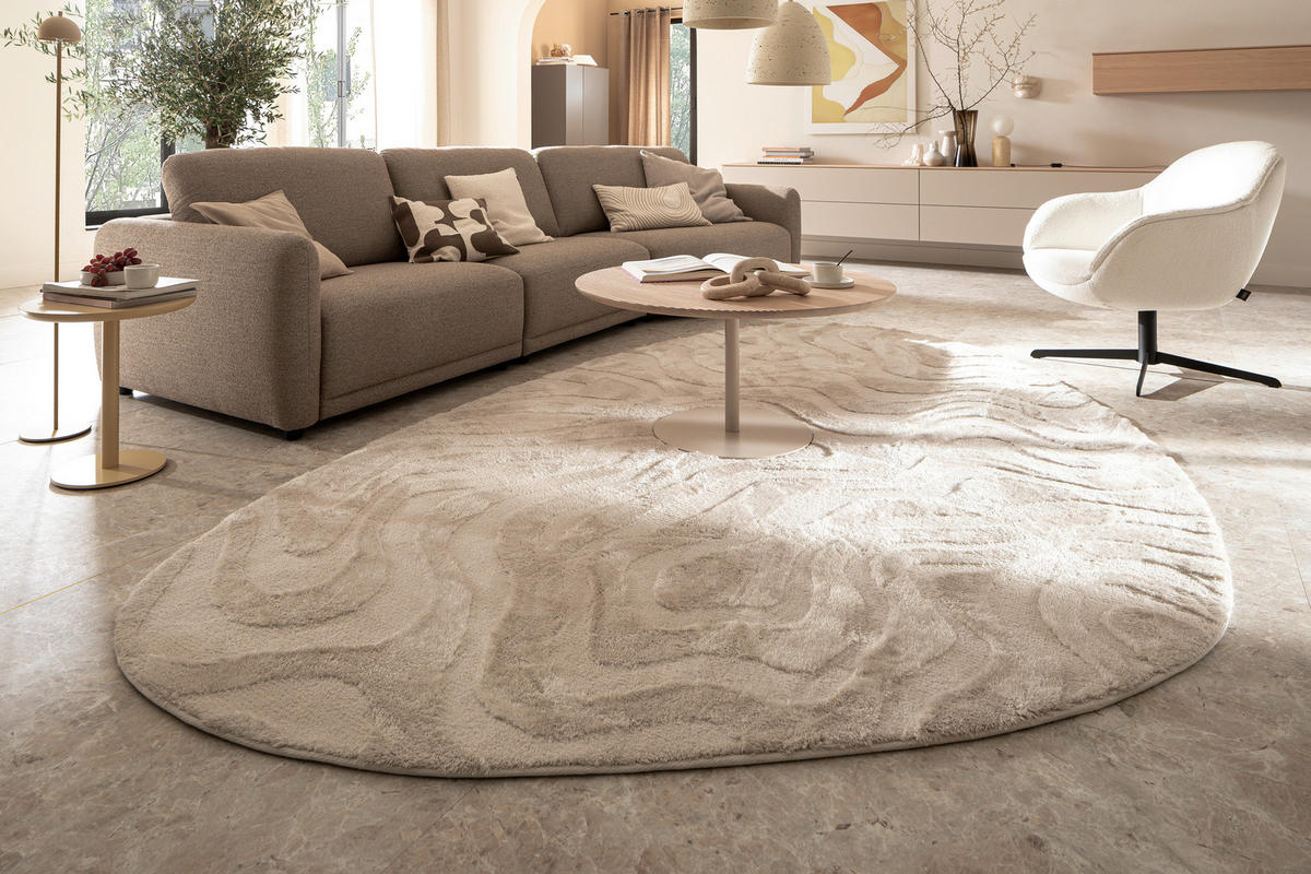 WEBTEPPICH 160/230 cm Blaze  - Weiss, Design, Textil (160/230cm) - Schöner Wohnen